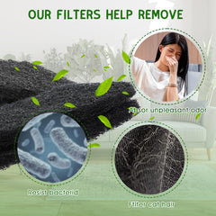 QUEARN filtro carbón modelo 4, detalle de poros, mayor absorción.