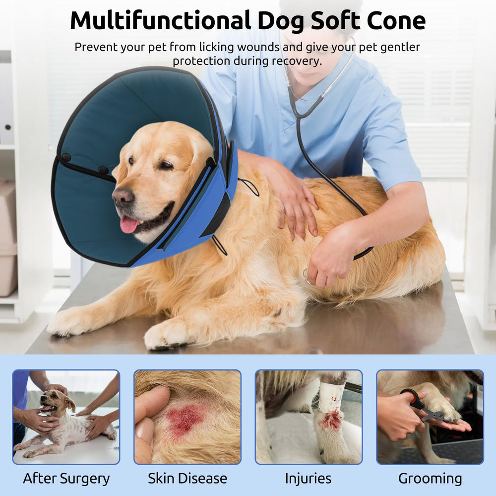 Cono suave Queenmore desplegado, fácil de colocar y guardar