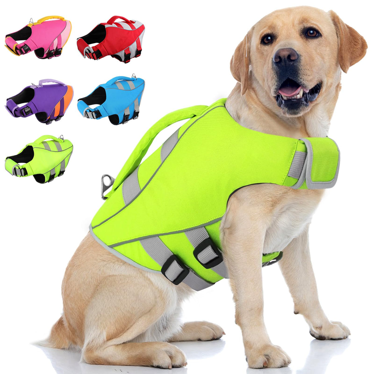 Queenmore XL chaleco salvavidas para perro, enfoque natacion, gran flotación