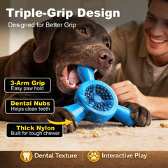 Quizvi juego dental-texturizado para masajear encías durante la mordida