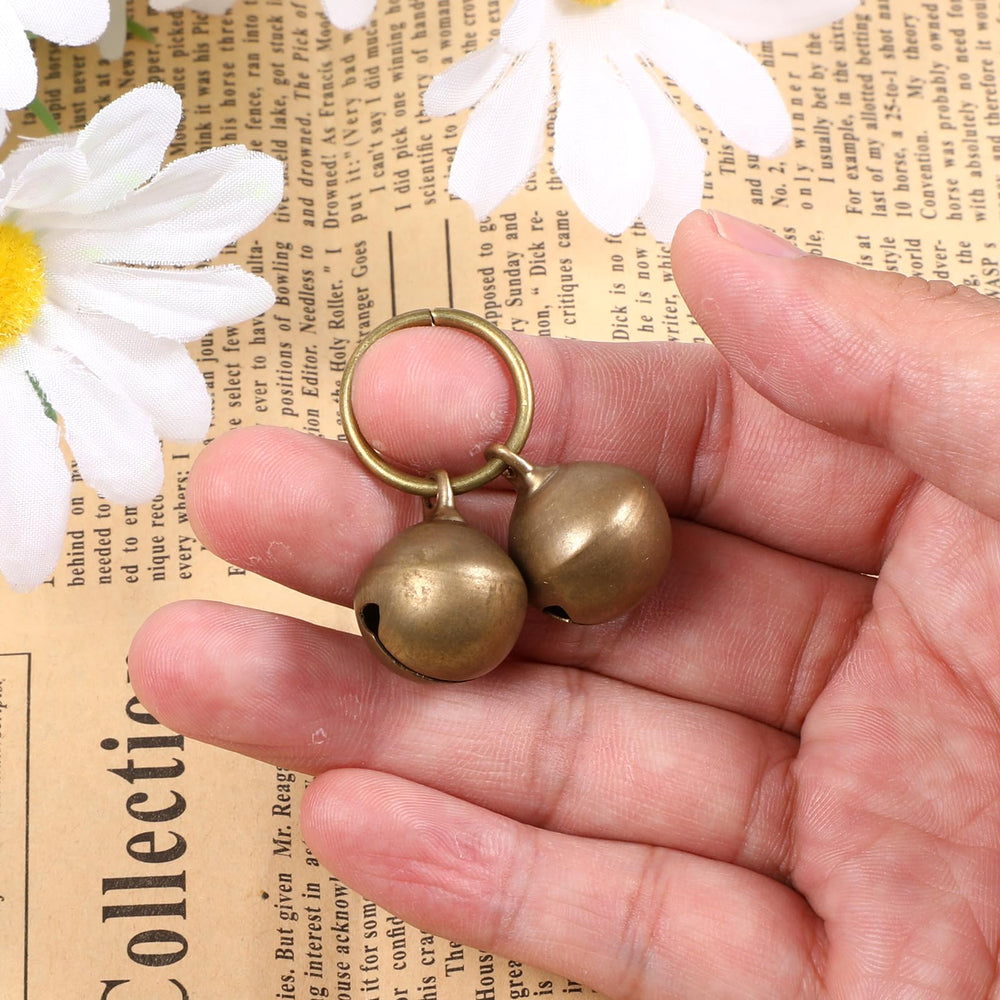 Campana de cobre Qulkws para cartera o bolso, ayuda a ubicar objetos.