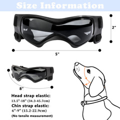 Gafas para perro QUMY con anti niebla para mayor claridad