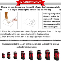 QUMY Zapatos para perros grandes con suela antideslizante para mayor tracción.