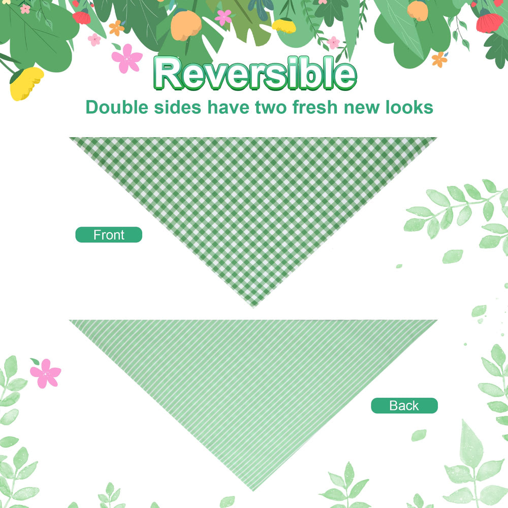 Bandana QUQULE verde grande, ideal para sesiones de fotos y paseos