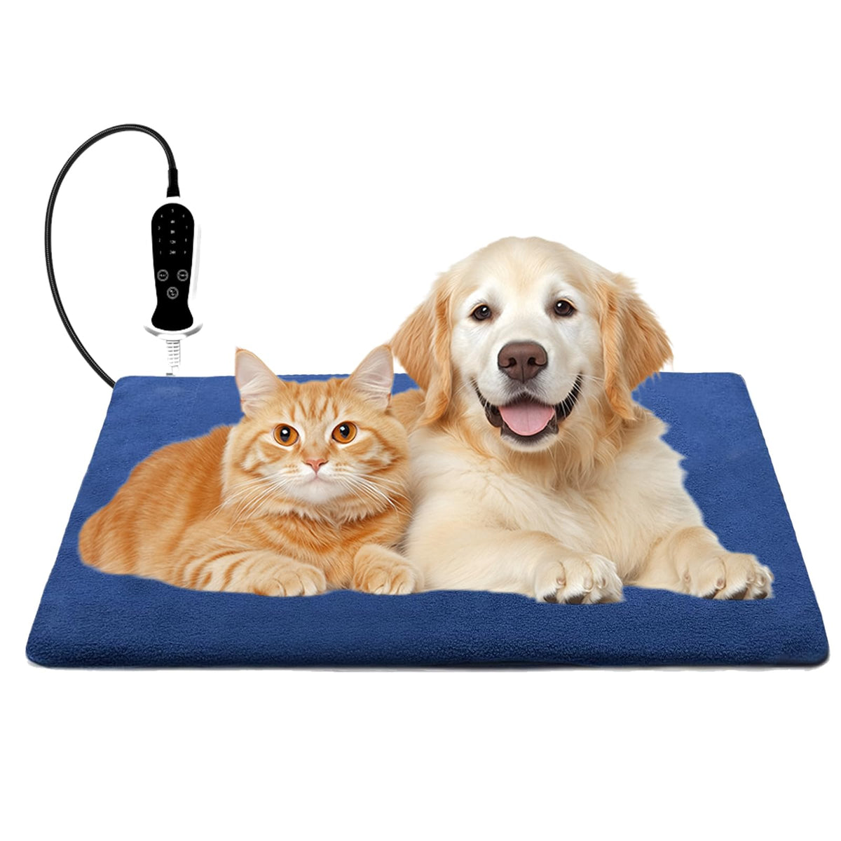 Cama caliente Quwzayail para perro extra grande, superficie amplia y cálida.