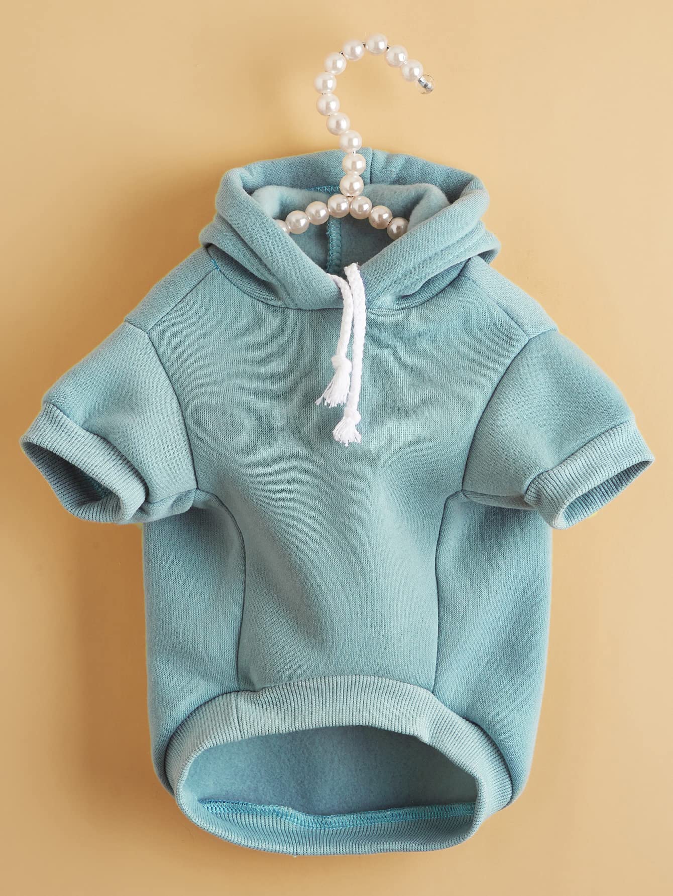 QWINEE Sudadera con capucha, detalle de capucha, suave para climas fríos.