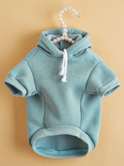 QWINEE Sudadera con capucha, detalle de capucha, suave para climas fríos.