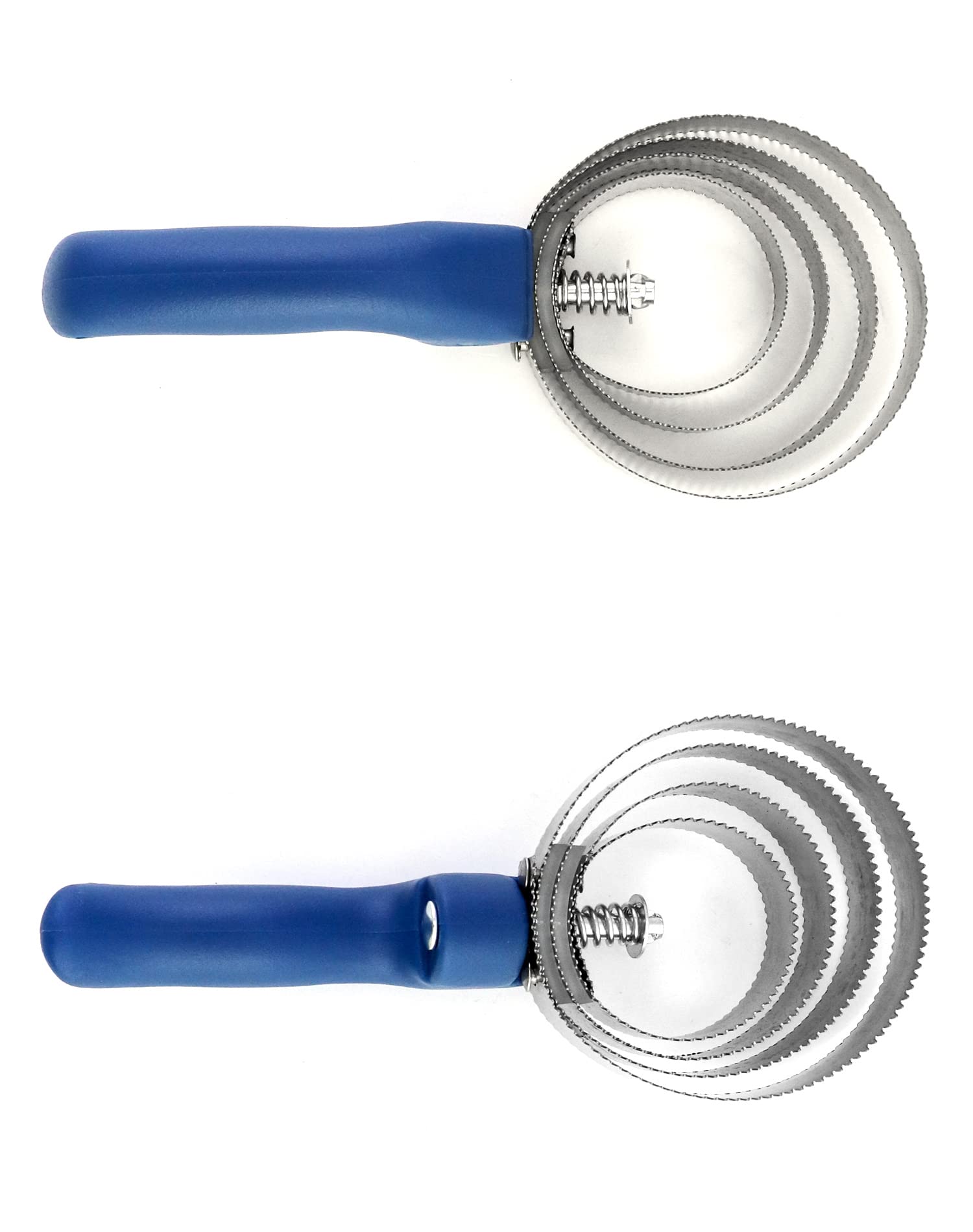 QWORK cepillo curry azul, dos caras para cuidado eficiente del pelaje.