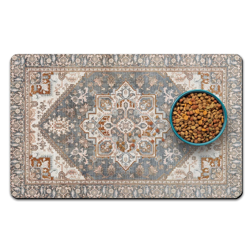QXWREL tapete de alimentación para perros y gatos, absorbente y rápido secado