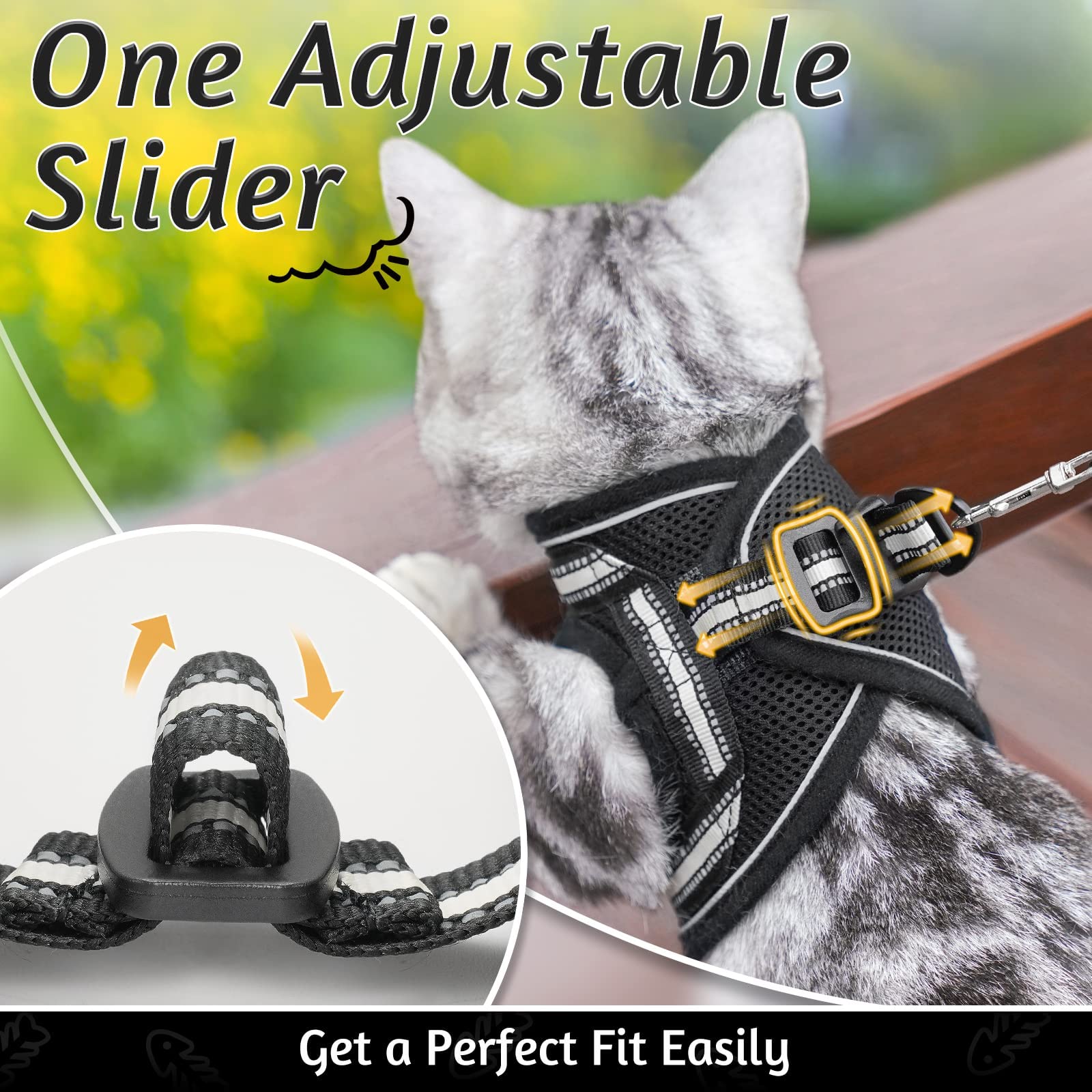 Reflectantes Rabbitgoo para visibilidad nocturna en paseos