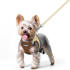 Arnés Rabbitgoo para perro XS con ajuste ergonómico para paseos cómodos.