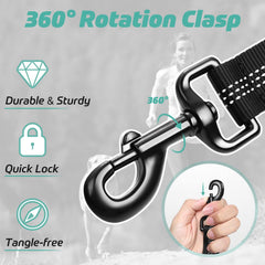Rabbitgoo correa extensible con bungee para tirones suaves