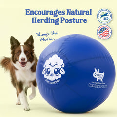 Race&Herd balón duradero de goma para perros que muerden