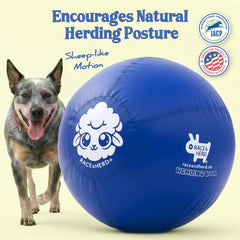 Pelota Race&Herd de durabilidad alta en azul resistente a mordidas