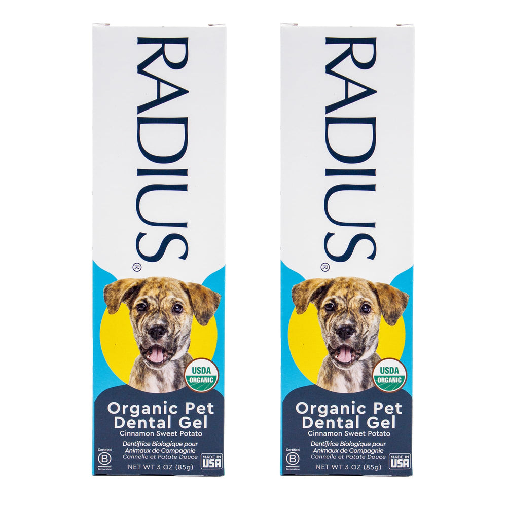 Radius Canine pasta dental en tubo de 3oz para higiene diaria suave