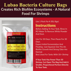 Rare Shrimp biofilm de alta calidad para acuario y cría