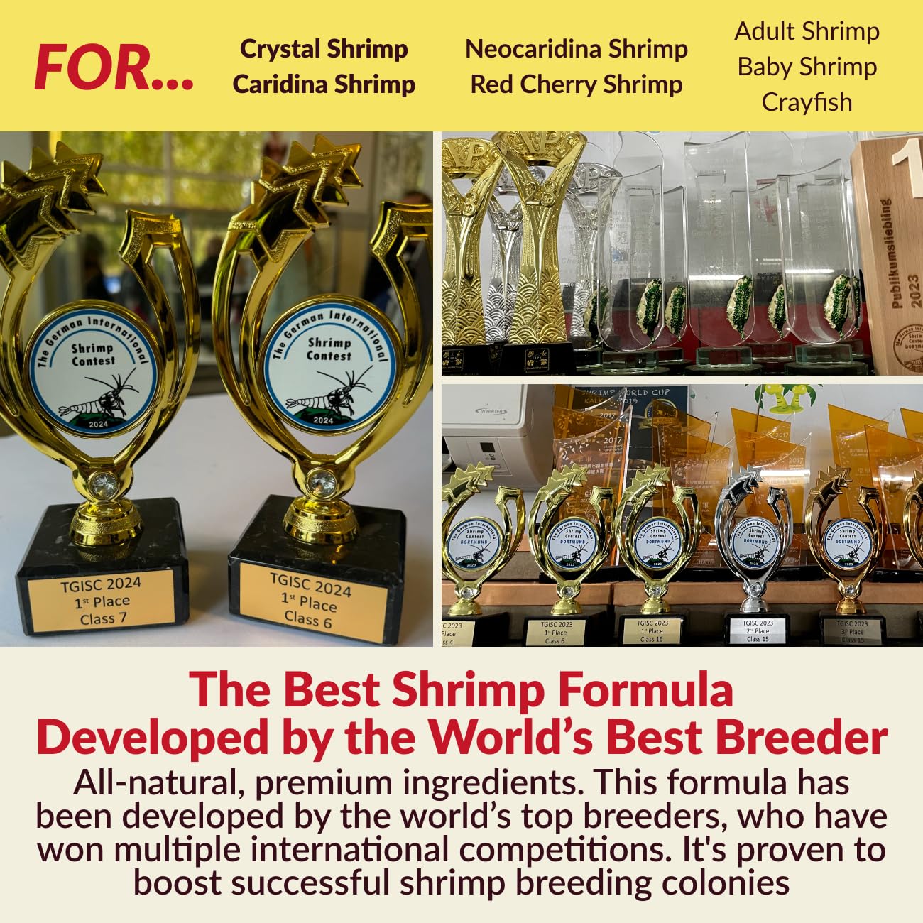 Rare Shrimp suplemento-30-dias, fácil de usar para acuarios.