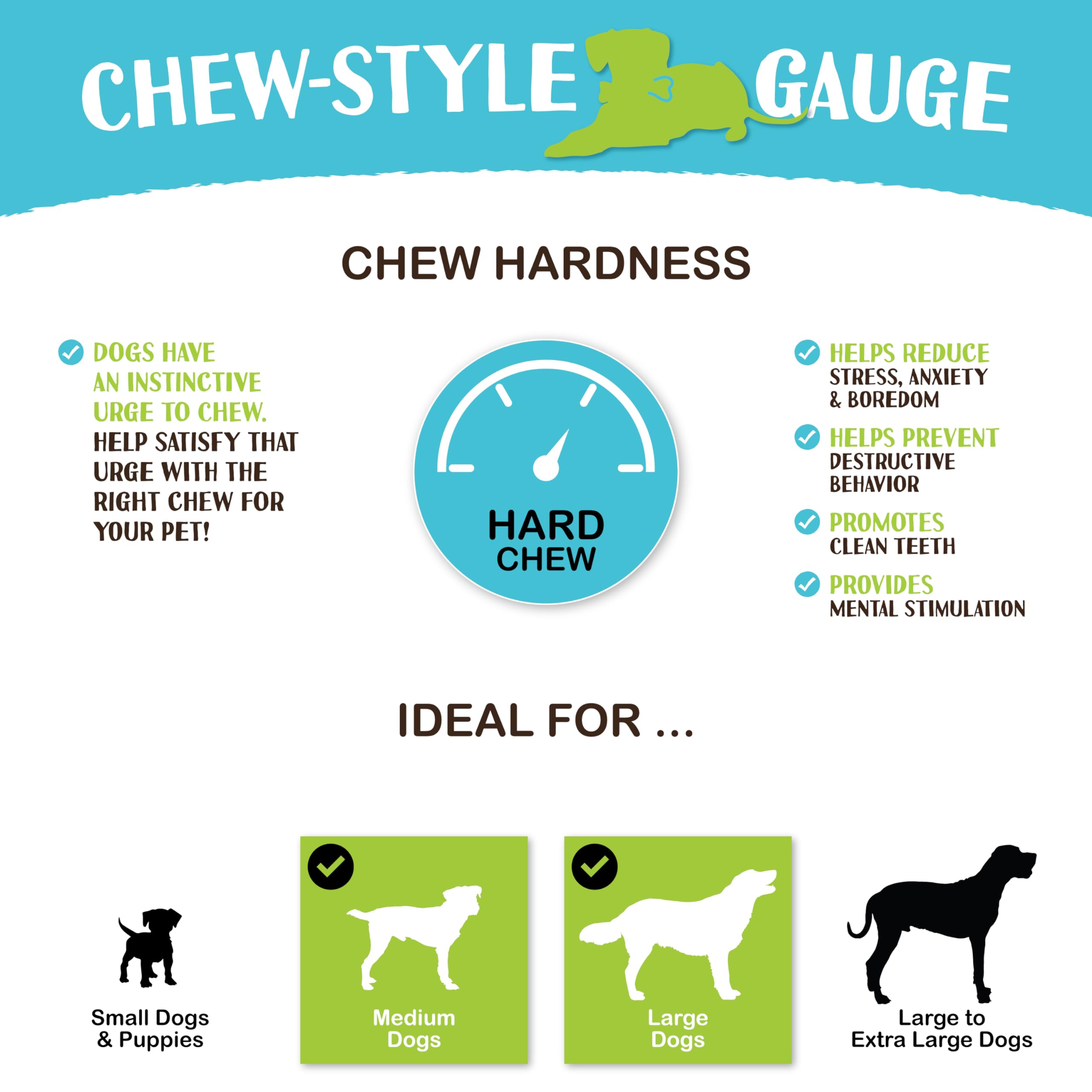 Raw Paws masticables duraderos para perros agresivos, ideal para juego supervisado.