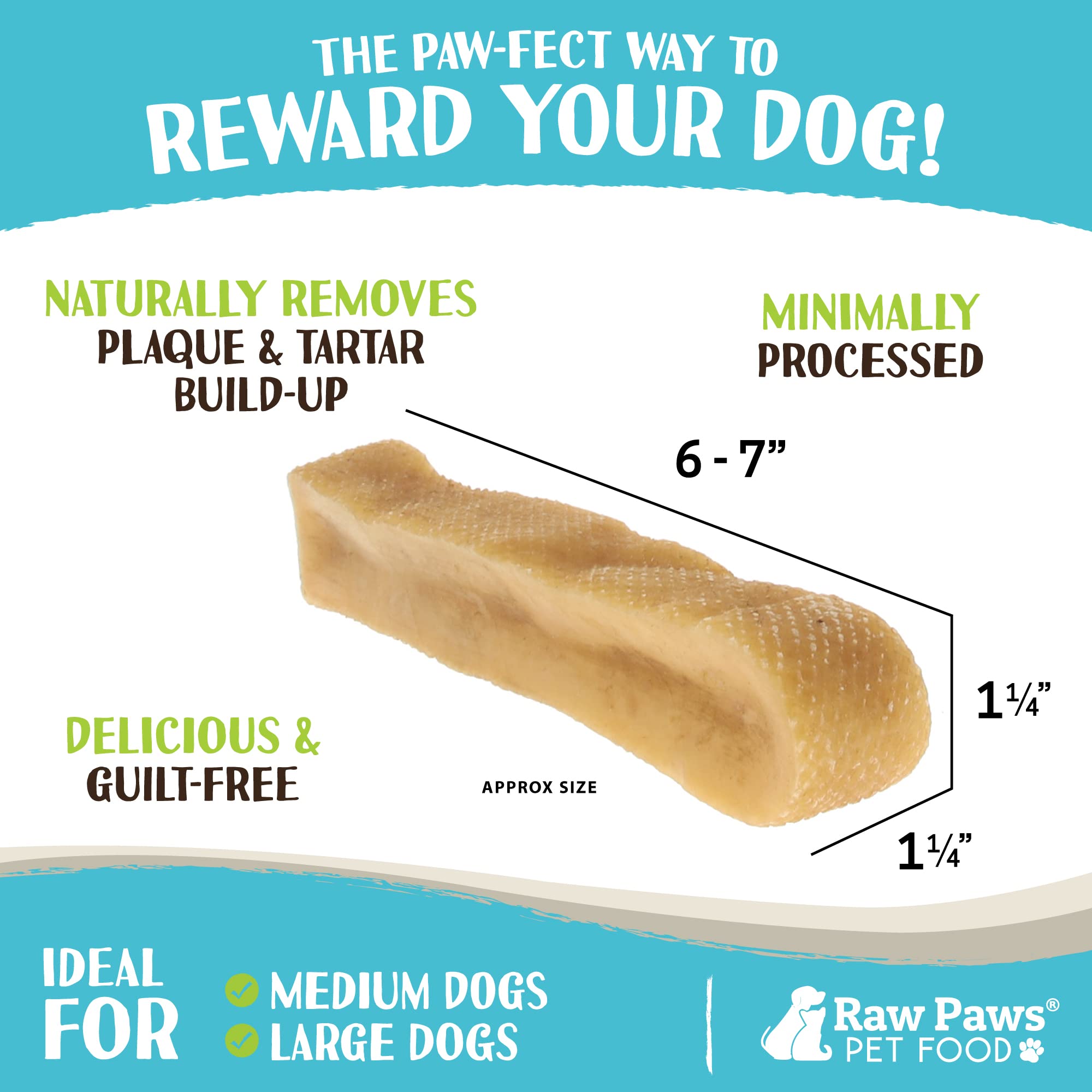 Raw Paws Yak Chews queso de yak natural, textura atractiva para masticar.