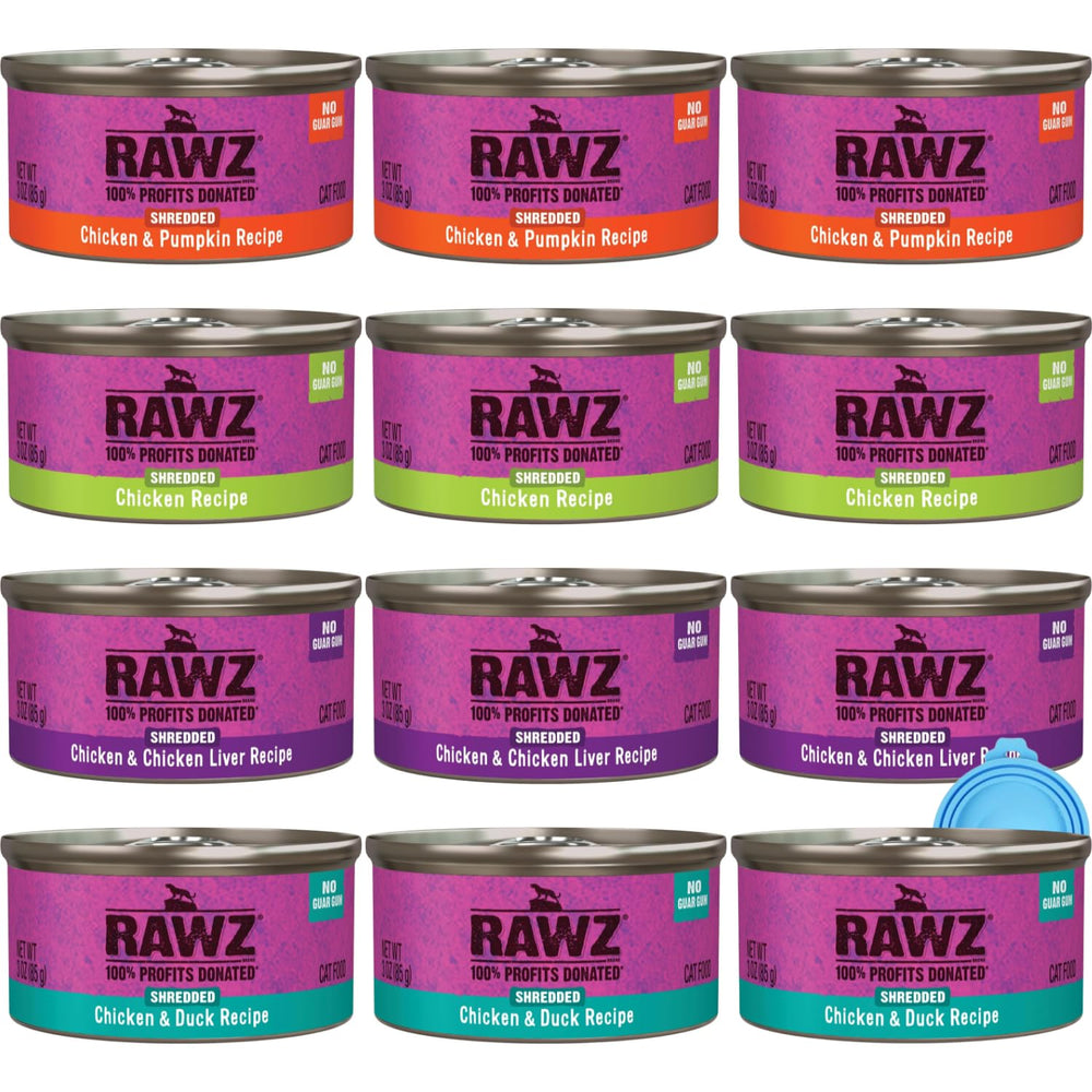 Rawz Gato Lata Pollo con Pato: sabor jugoso para la comida diaria.