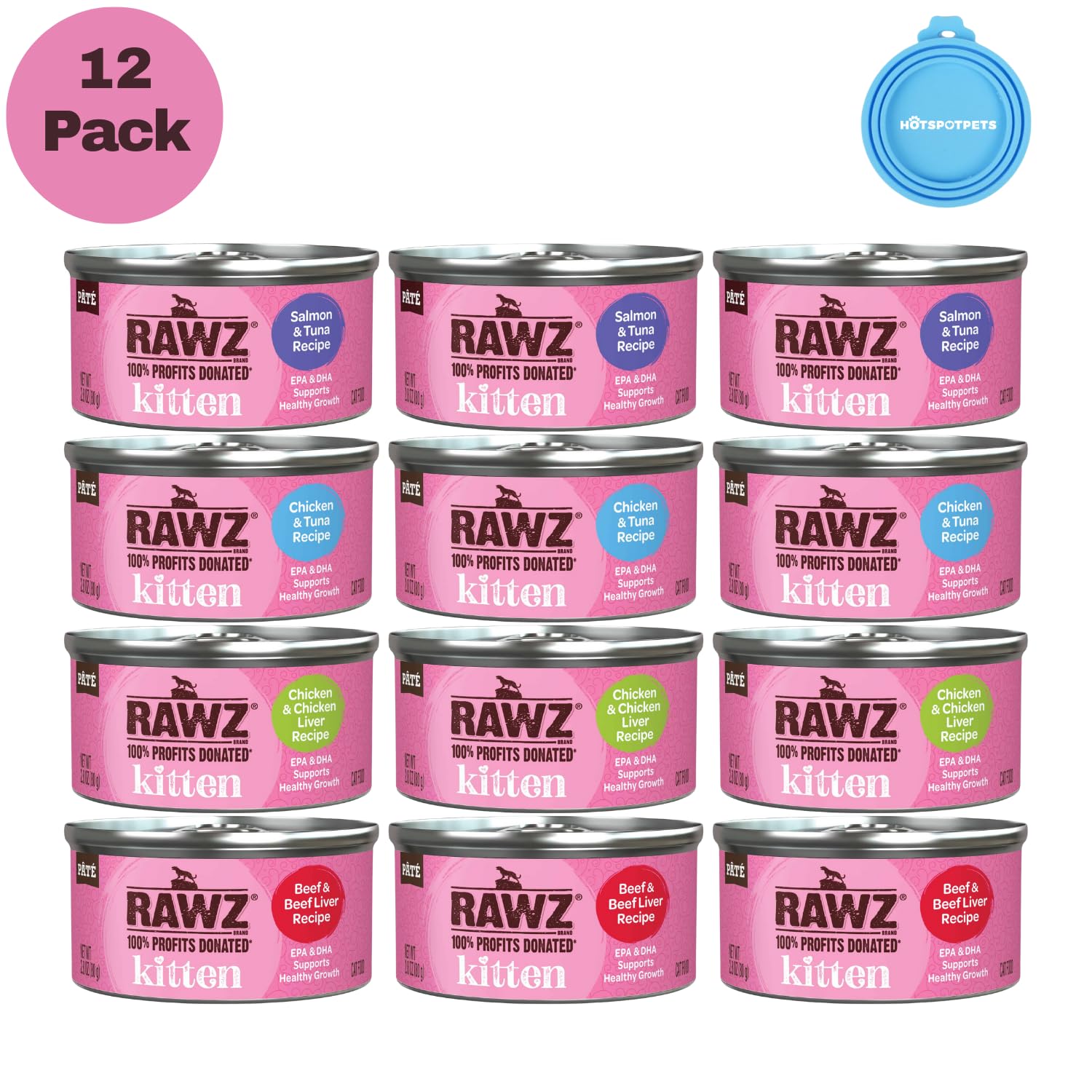 Rawz hidratación natural gracias al contenido de humedad.
