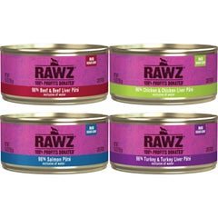 Rawz Pate de pollo con hígado, opción sabrosa para paladar felino.