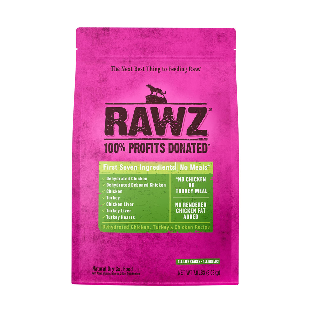 Rawz pollo-turquia proteina concentrada para gatos.