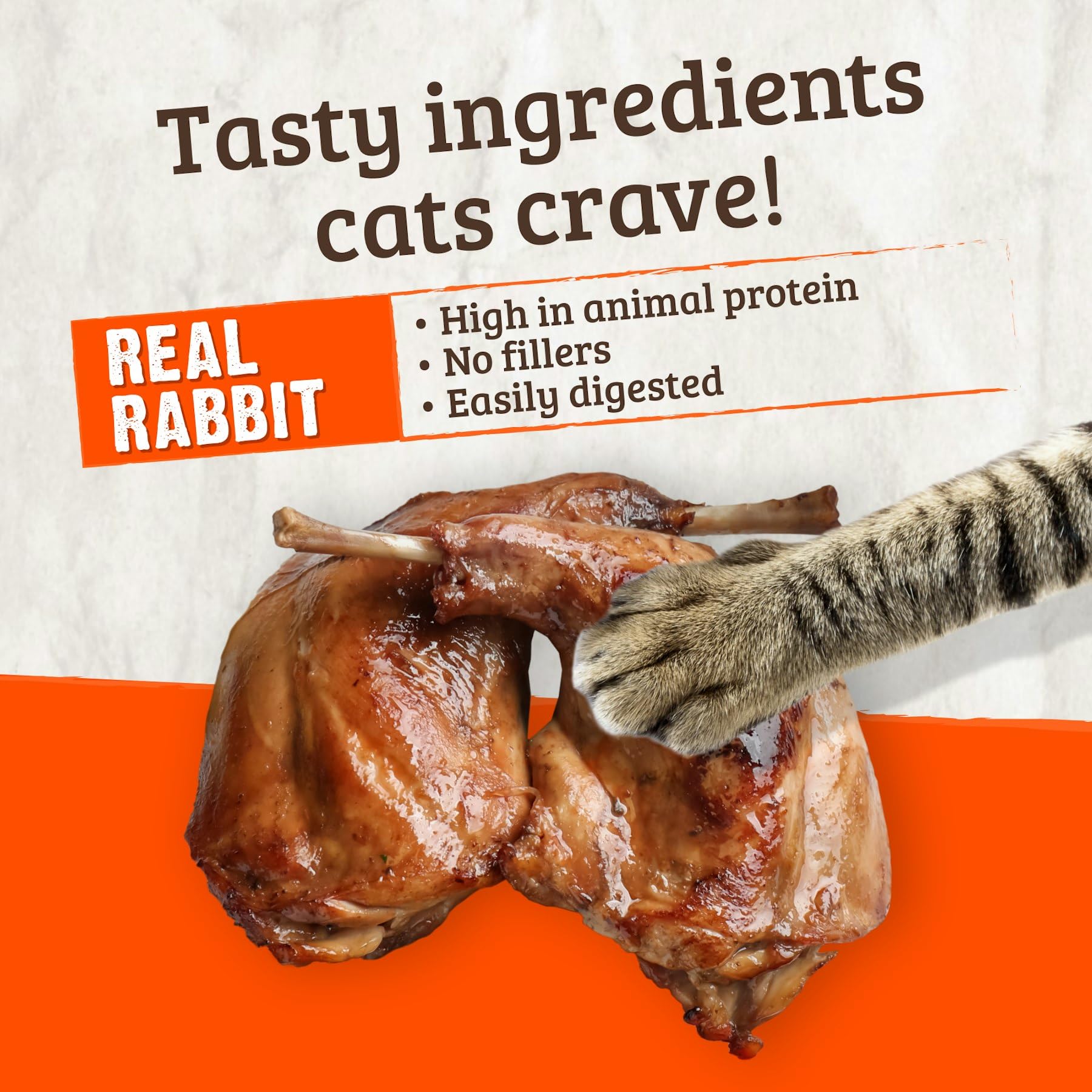 Rawz Real Rabbit, proteína única de conejo para una dieta simple.