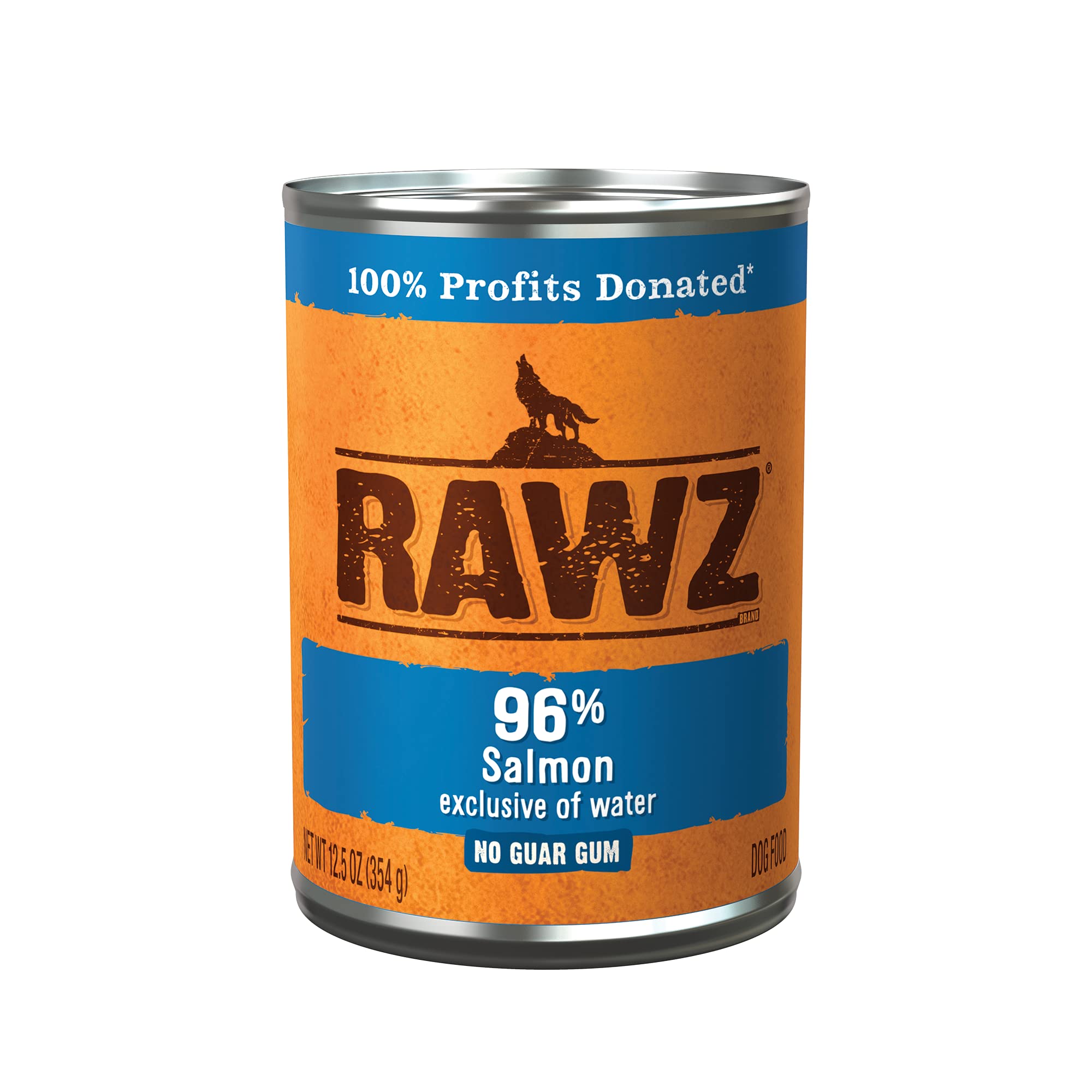 Rawz salmón en lata para perros, opción sabrosa en 12 latas