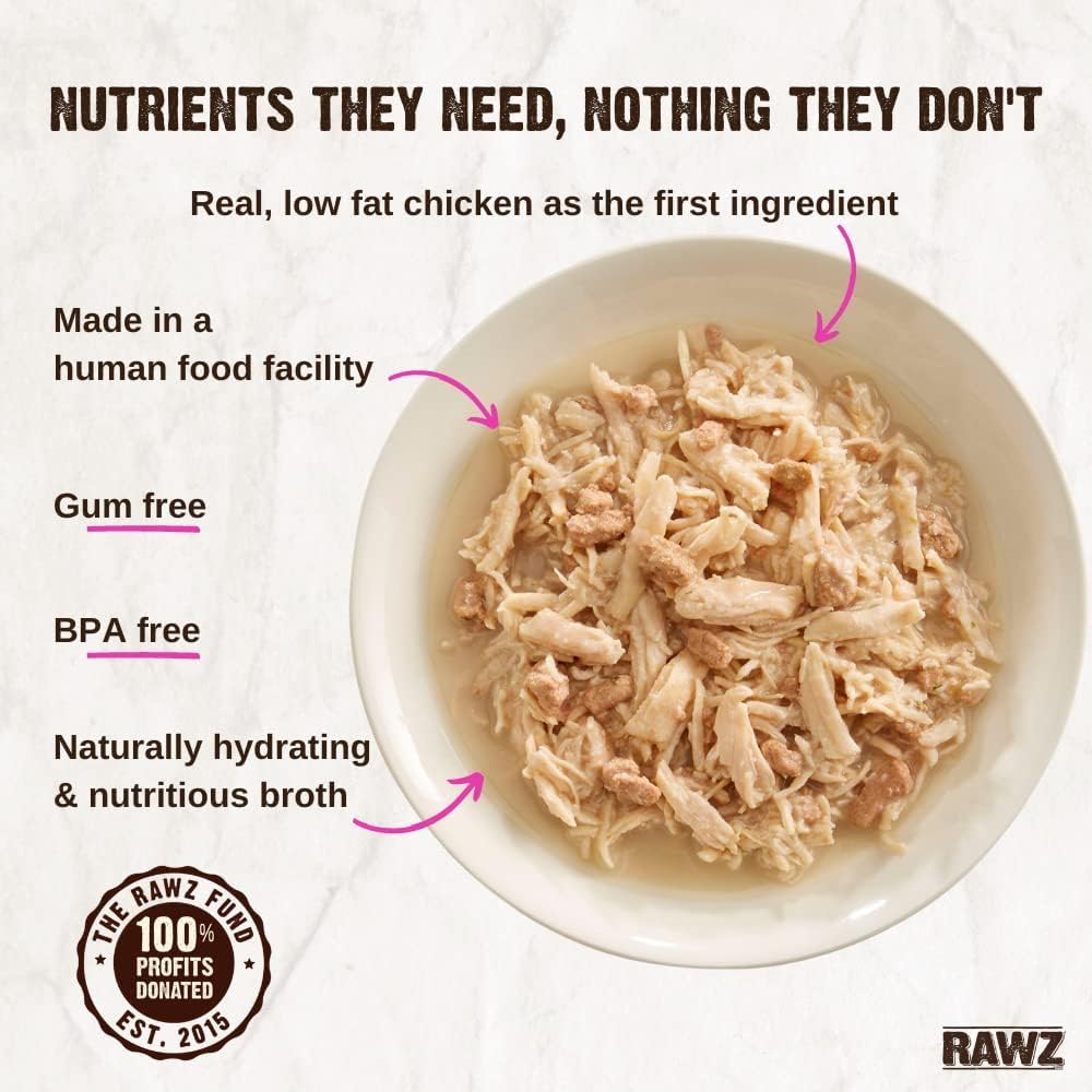 Rawz sin BPA ni gomas: opción segura para la alimentación húmeda.