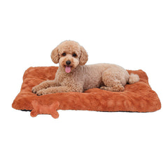 Razyzil cama para perro de pelo sintético suave, confort y calma