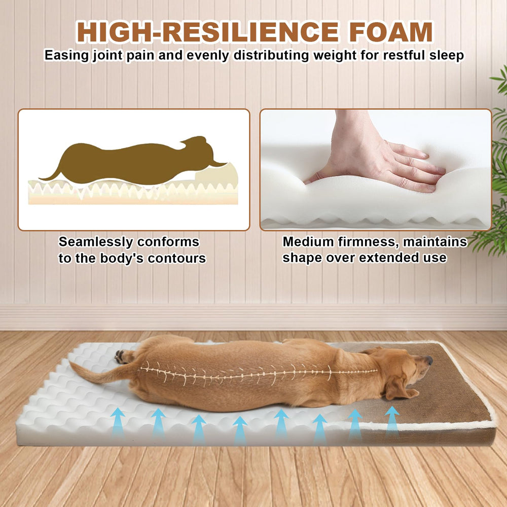Cama ortopedica RC SLL con soporte suave para mascotas.