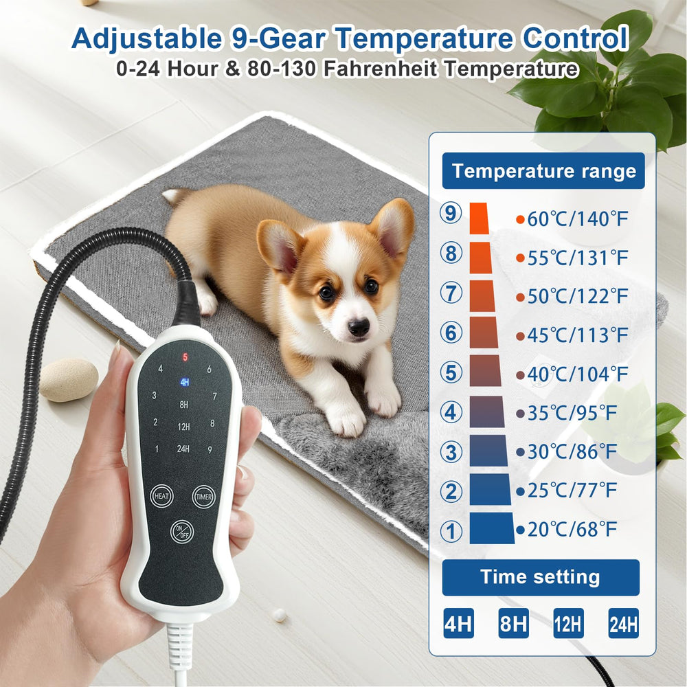 RC SLL cama-perro-termostato-ajustable: calor personalizado para noches frías.