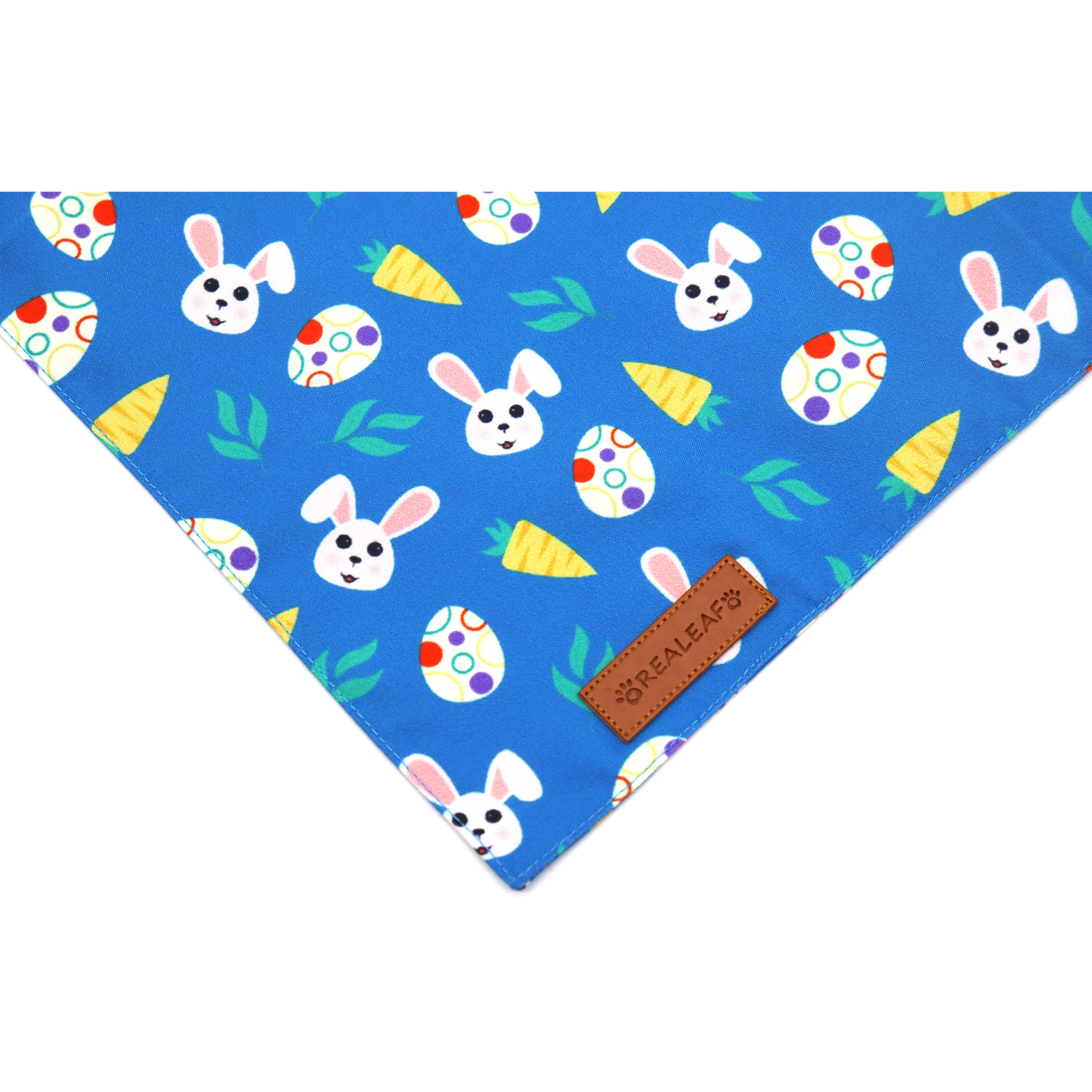 Bandana Realeaf para perro Pascua diseno-reversible: dos looks en una pieza.