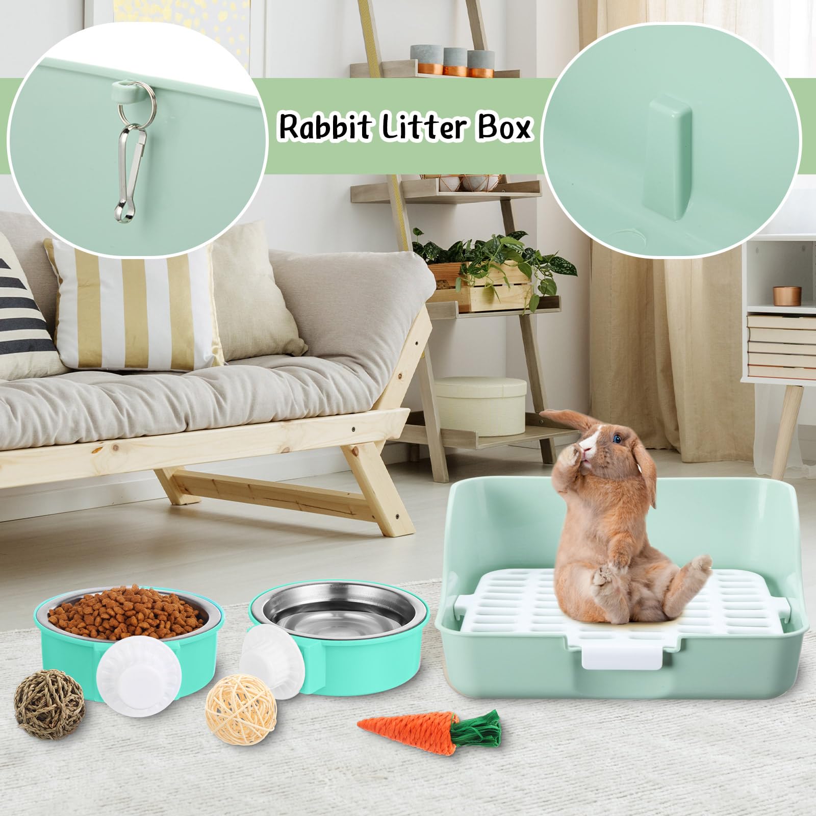 Kit de peluquería para animales Reallnaive, todo en uno para el aseo