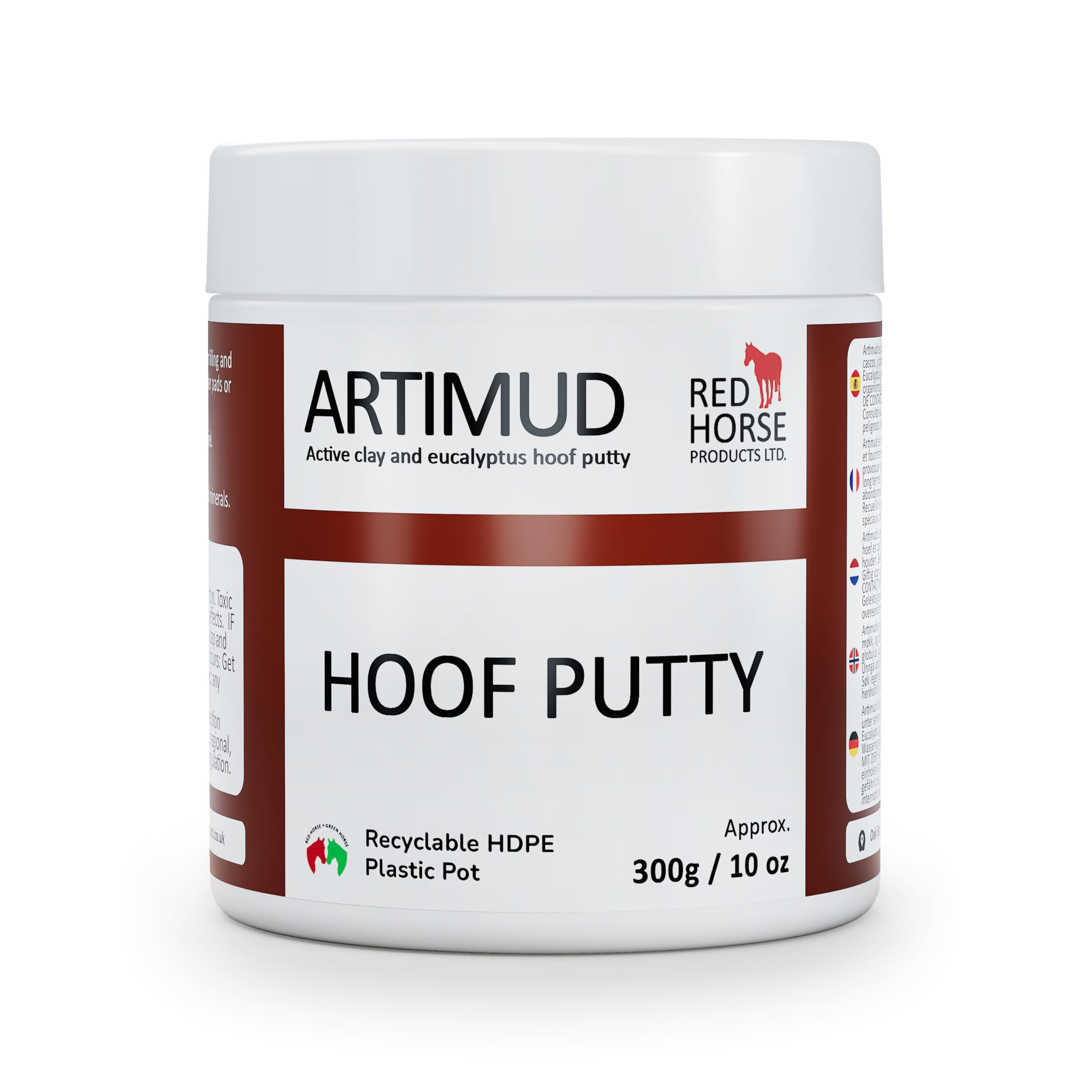 Red Horse Products Artimud bote putty casco, protección suave para ranilla y suela