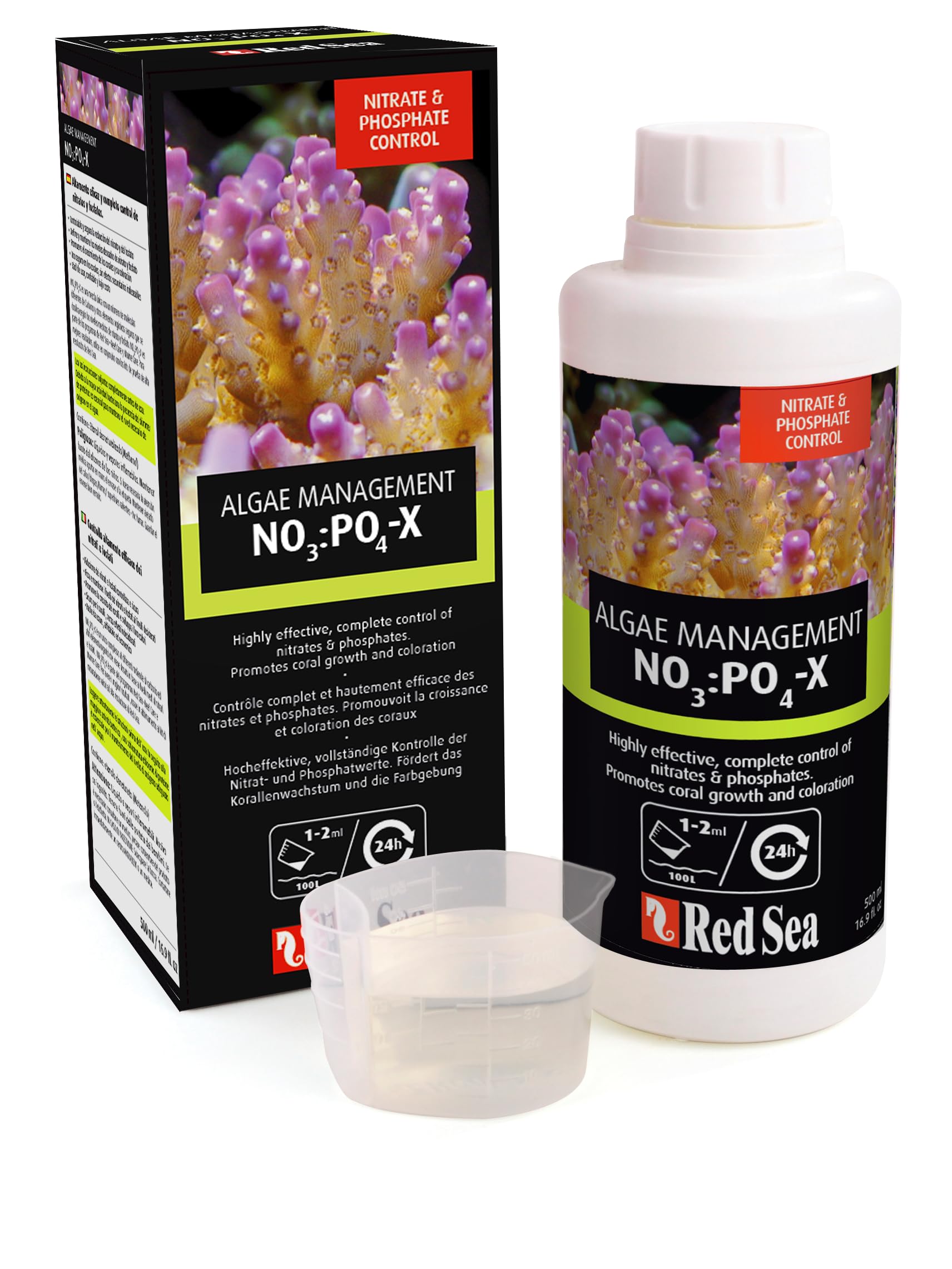 Red Sea NO3:PO4-X, empaque para acuarios de arrecife