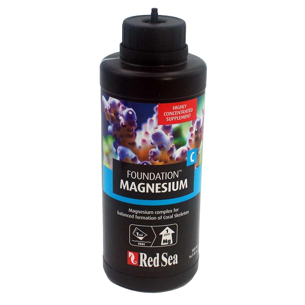 Red Sea Reef Foundation C, concentración 1 ml sube 1 ppm en 100 litros.