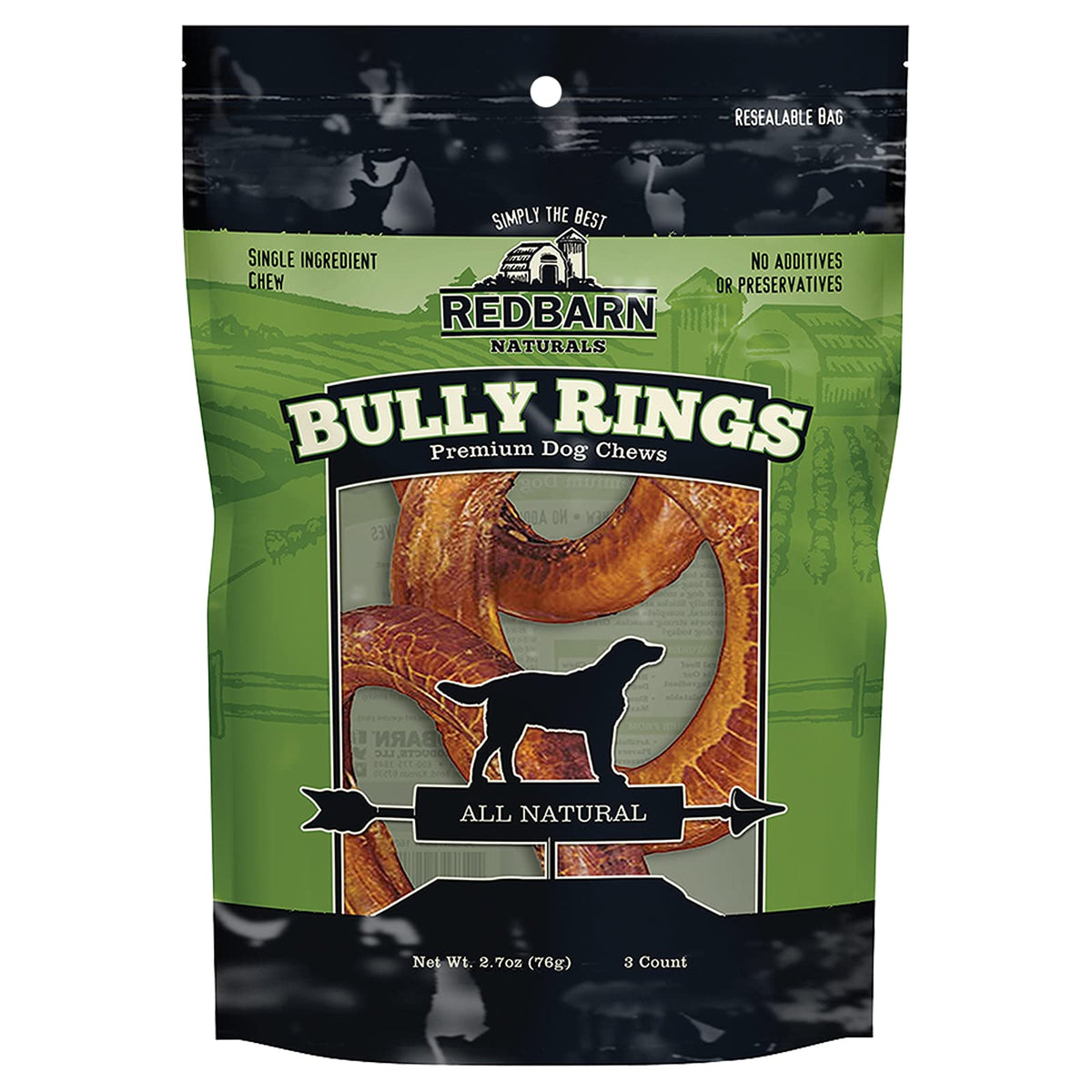 Redbarn Bully Rings empaque 2 paquetes, opción duradera para perros activos
