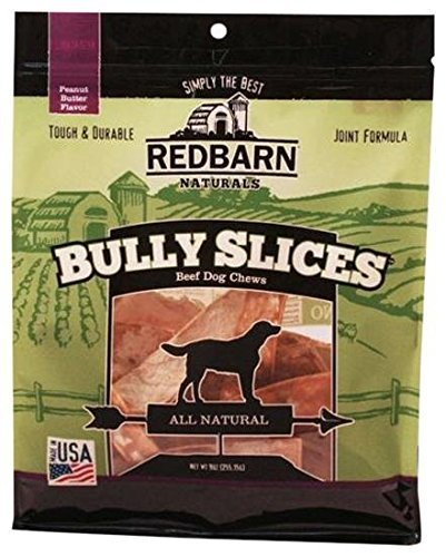 Ingredientes naturales de Redbarn Bully Slices: arándanos y cartílago de pollo.