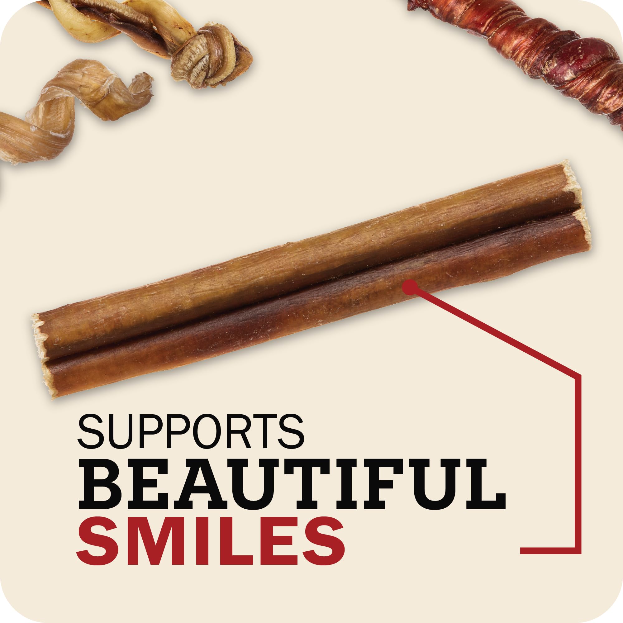 Redbarn Bully Springs sabor interno; sabor intenso para perros curiosos.
