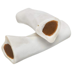 Redbarn Huesos Rellenos grande 6 pulgadas, para masticadores intensos, sabor a maní