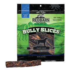 Redbarn Naturals Bully Slices: empaque de 4 tiras de 9 oz para perros.
