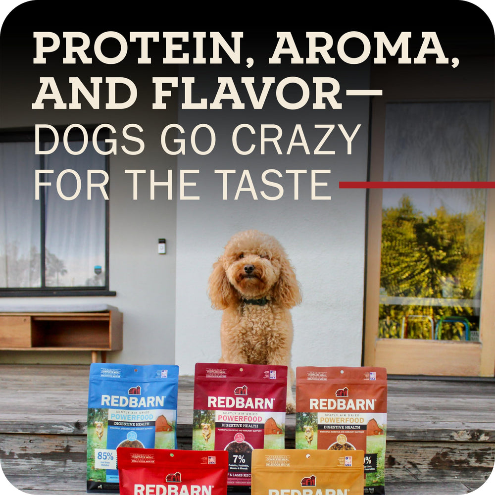 Redbarn Powerfood Air Dried certificado SQF para seguridad alimentaria.