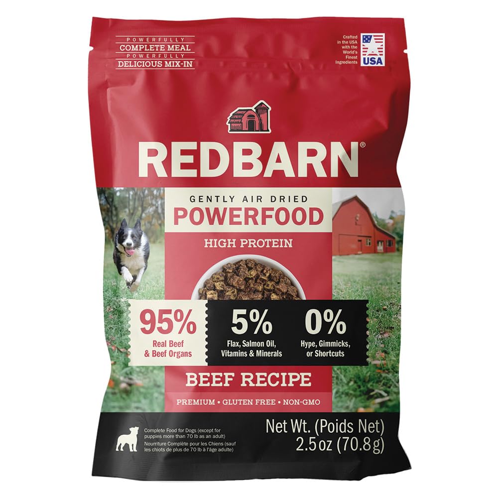 Redbarn Powerfood alimento seco aireado con carne y órganos, nutrición completa
