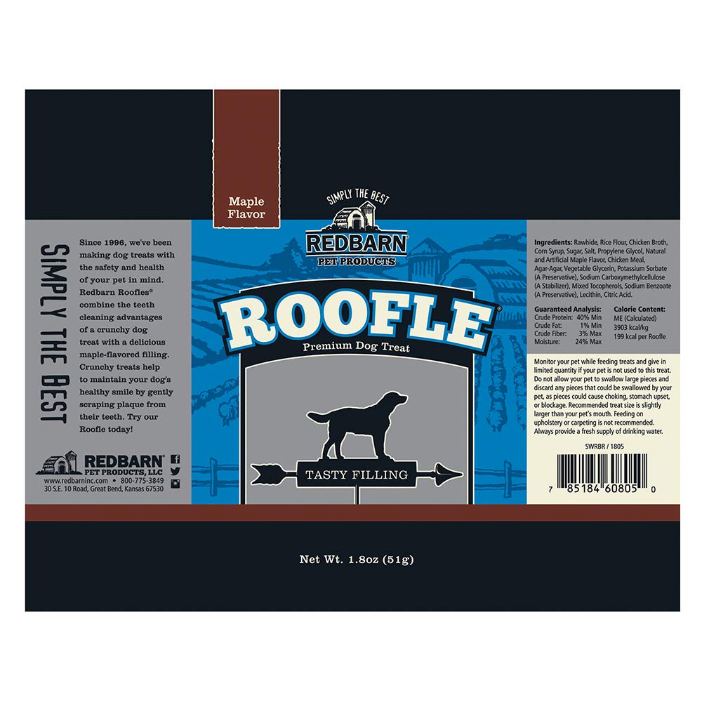 Redbarn Roofle Uso diario y entrenamiento, opción práctica para mascotas.