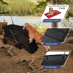 REDCAMP carrito mascota con ruedas todo terreno para transporte suave