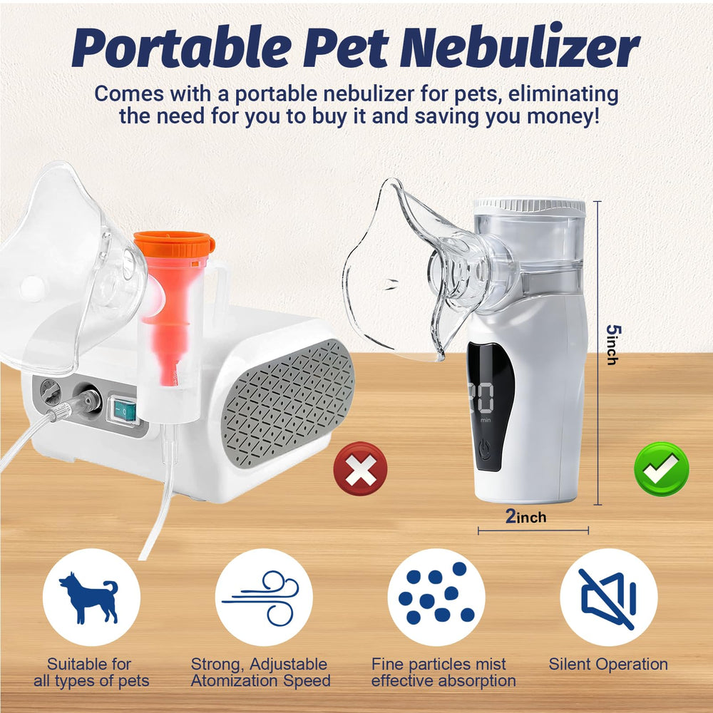 REDDOUDOU accesorios nebulizador para mascotas, completo para uso doméstico