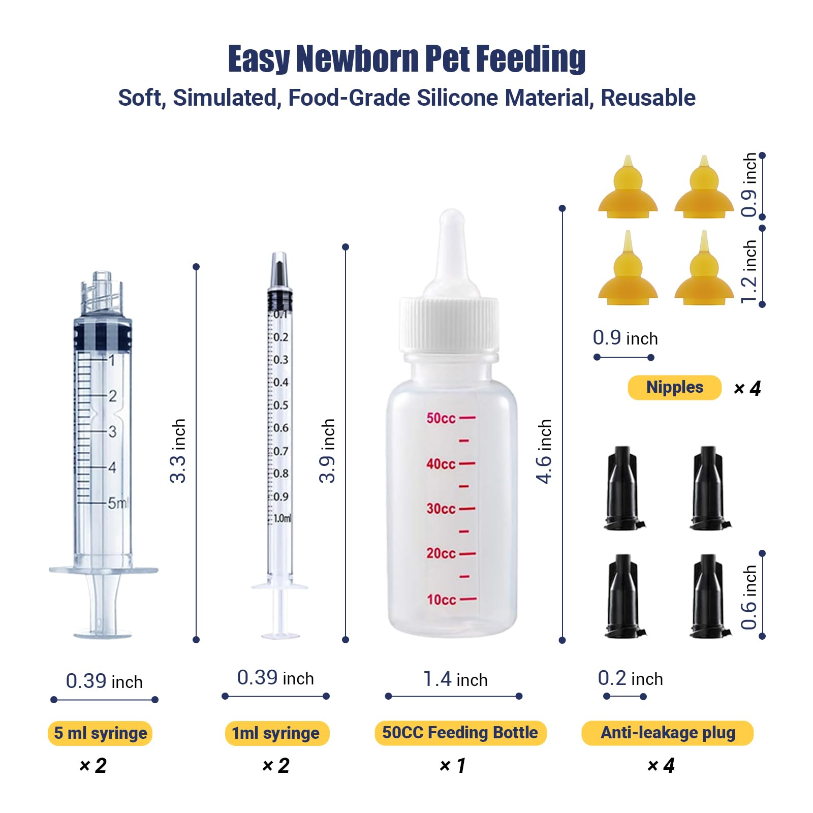 REDDODOU jeringa de 20 ml, uso para líquidos o purés