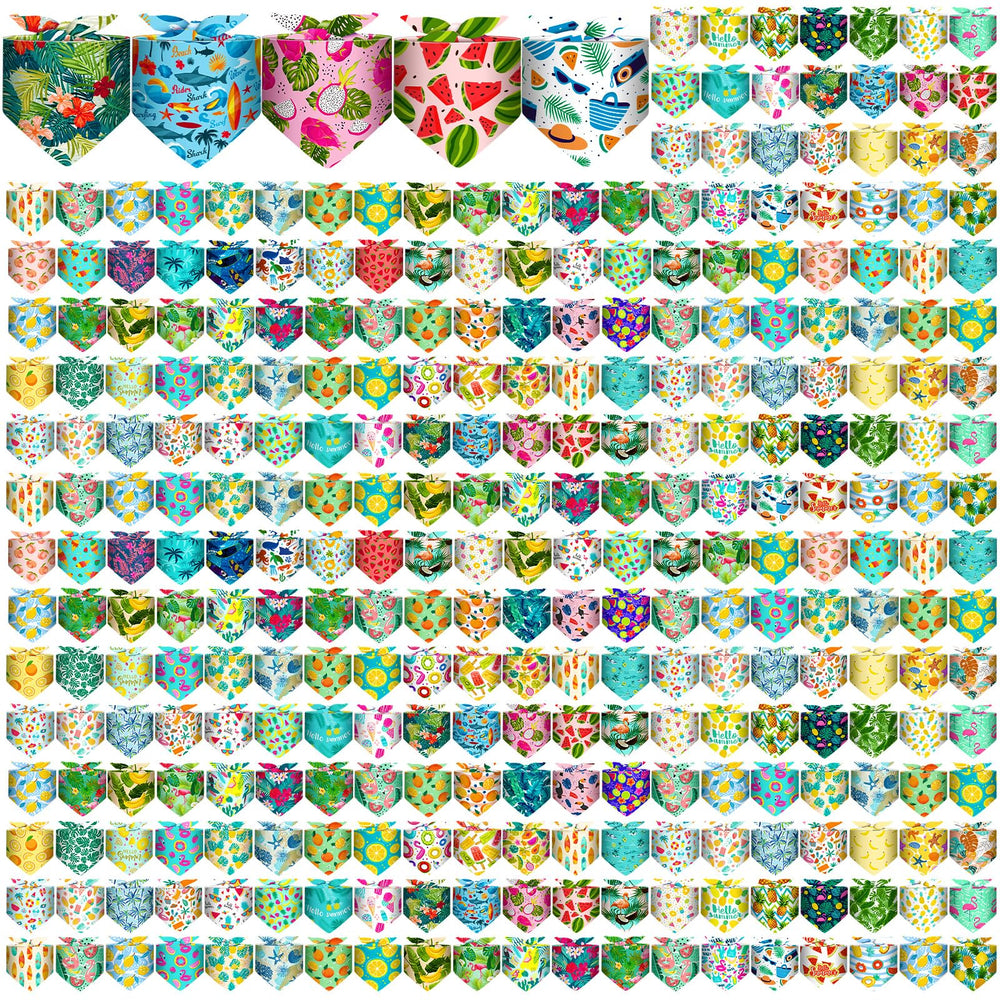 Reginary bandanas para perros: conjunto 180 piezas con colores vivos para combinar con el día a día